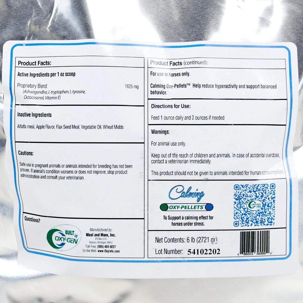 Oxy-Gen Calming Oxy Pellets 6lb - Image 3