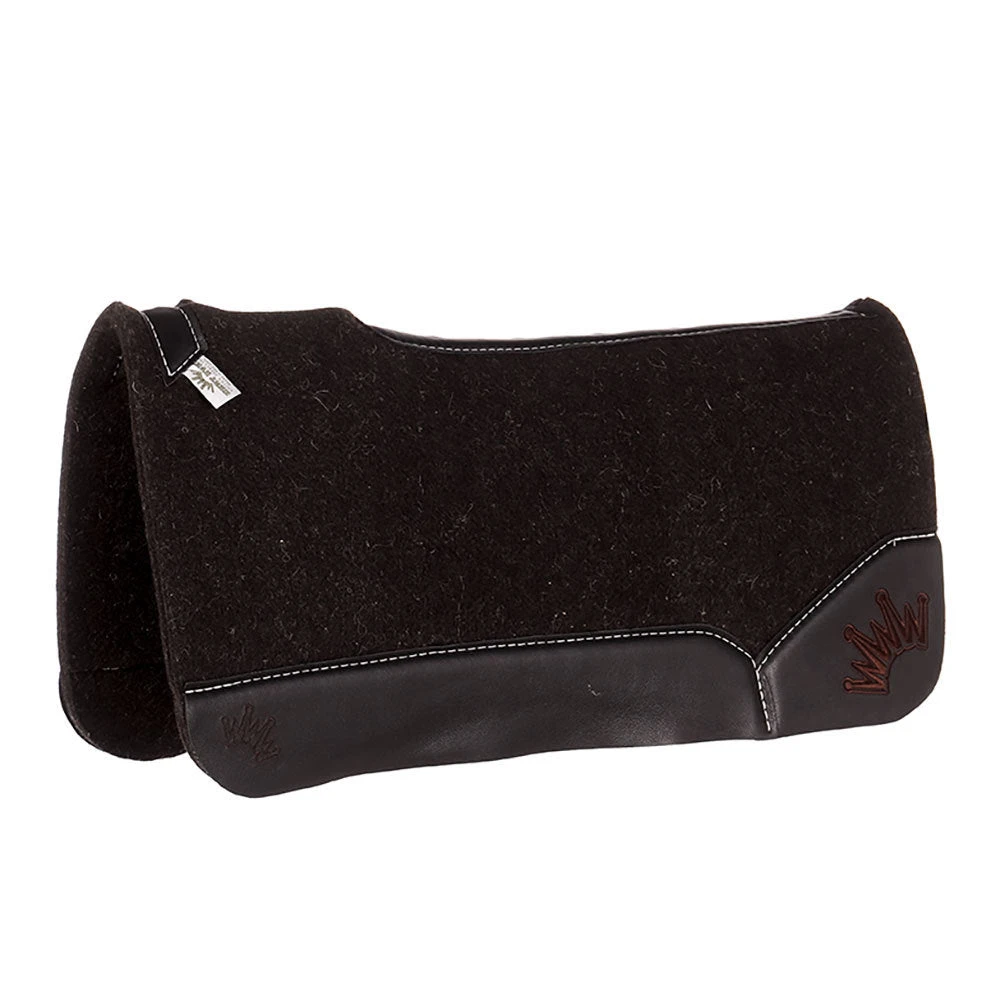 Best Ever Pads OG 3/4in. Felt Saddle Pad With Black Wear Leathers
