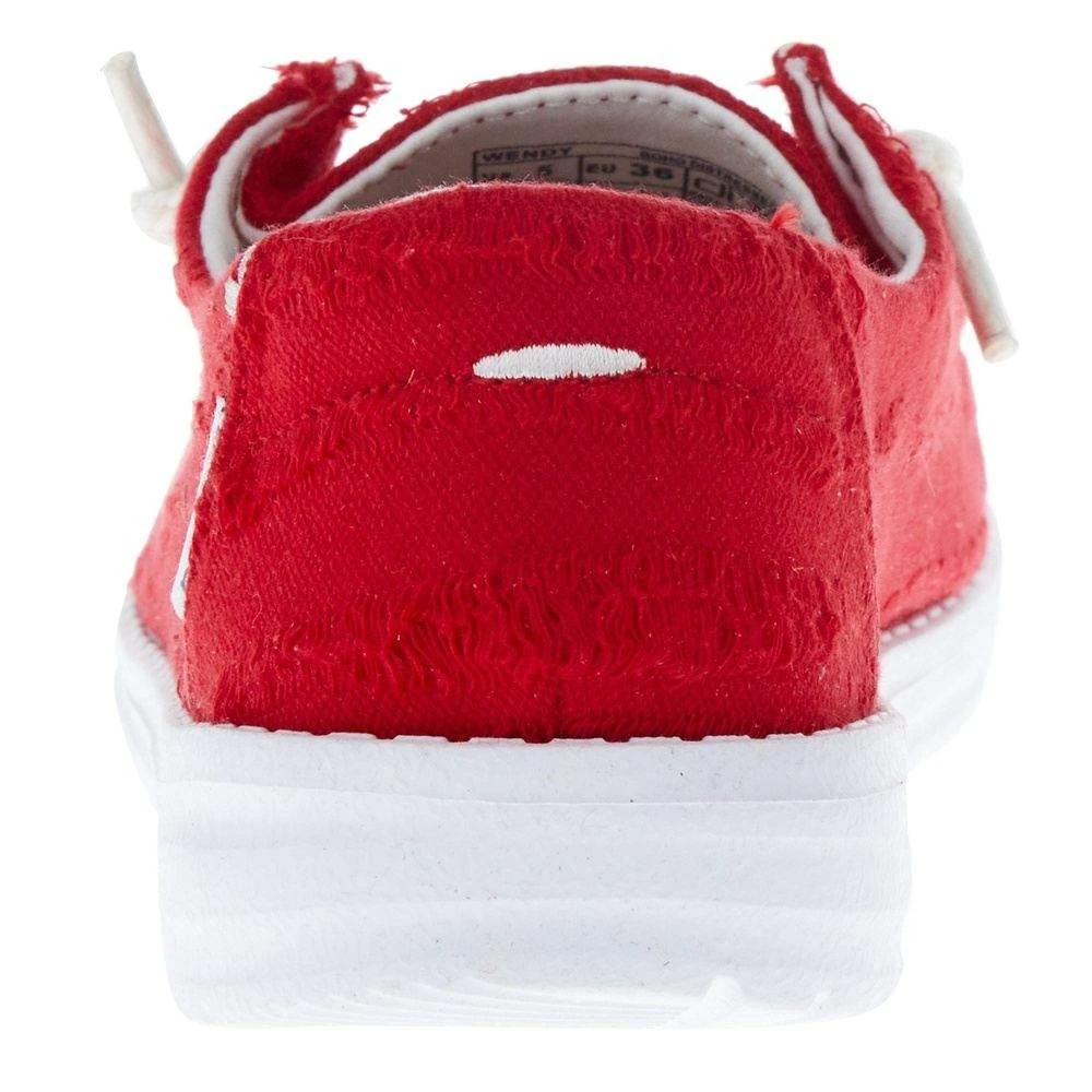 Heydude Women`s Hey Dude Wendy Boho Distressed Salsa Red Casual - Image 4