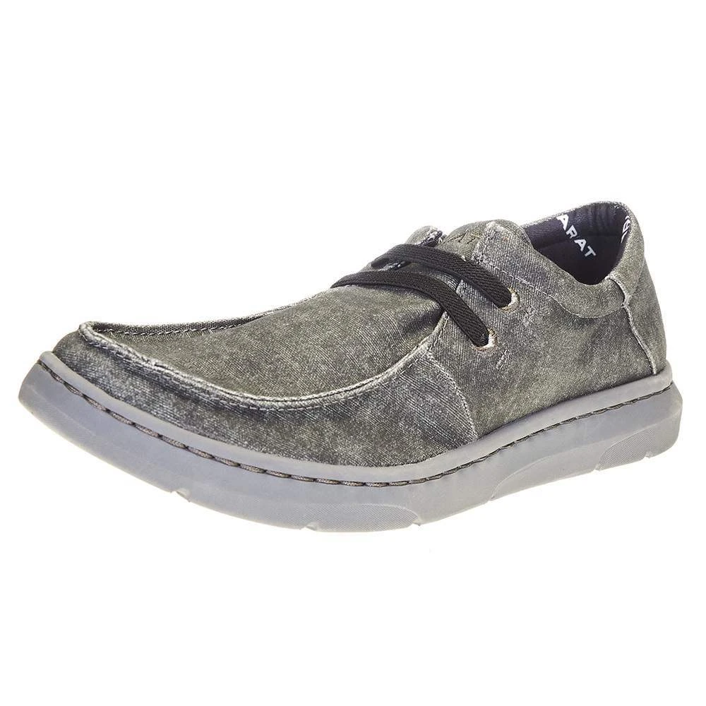Ariat Men's Hilo Stretch Charcoal Canvas Shoe