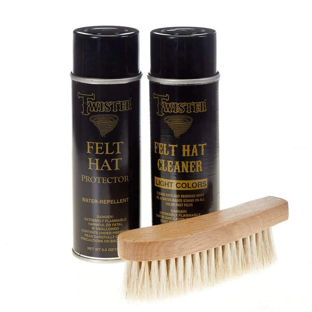 M&F Scout Felt Hat Care Kit For Light Colors
