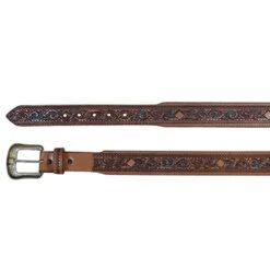 Men's JP West Turquoise Inlay Belt