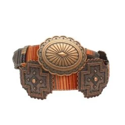 Women's Ariat Serape Copper Concho Belt