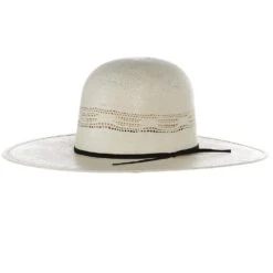 Rodeo King Bangora HD Ivory Burlap Open Crown 4 1/2in. Brim Straw Cowboy Hat