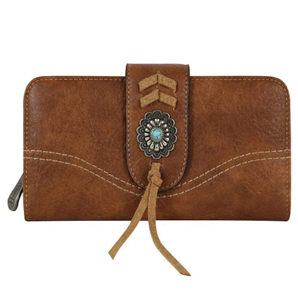 Justin Wallet With Laced Trim