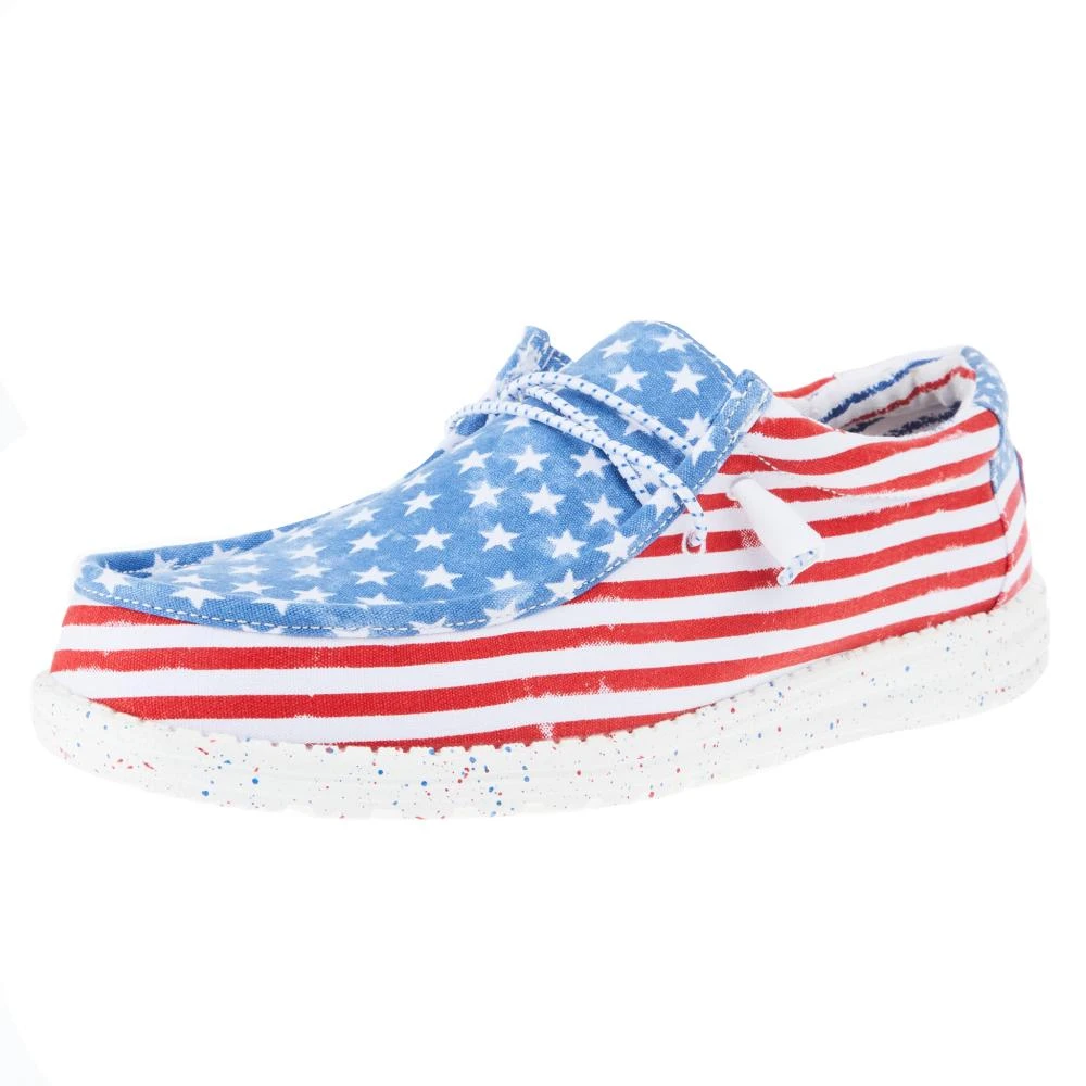 Heydude Men's Hey Dude Wally Patriotic Stars And Stripes Casual