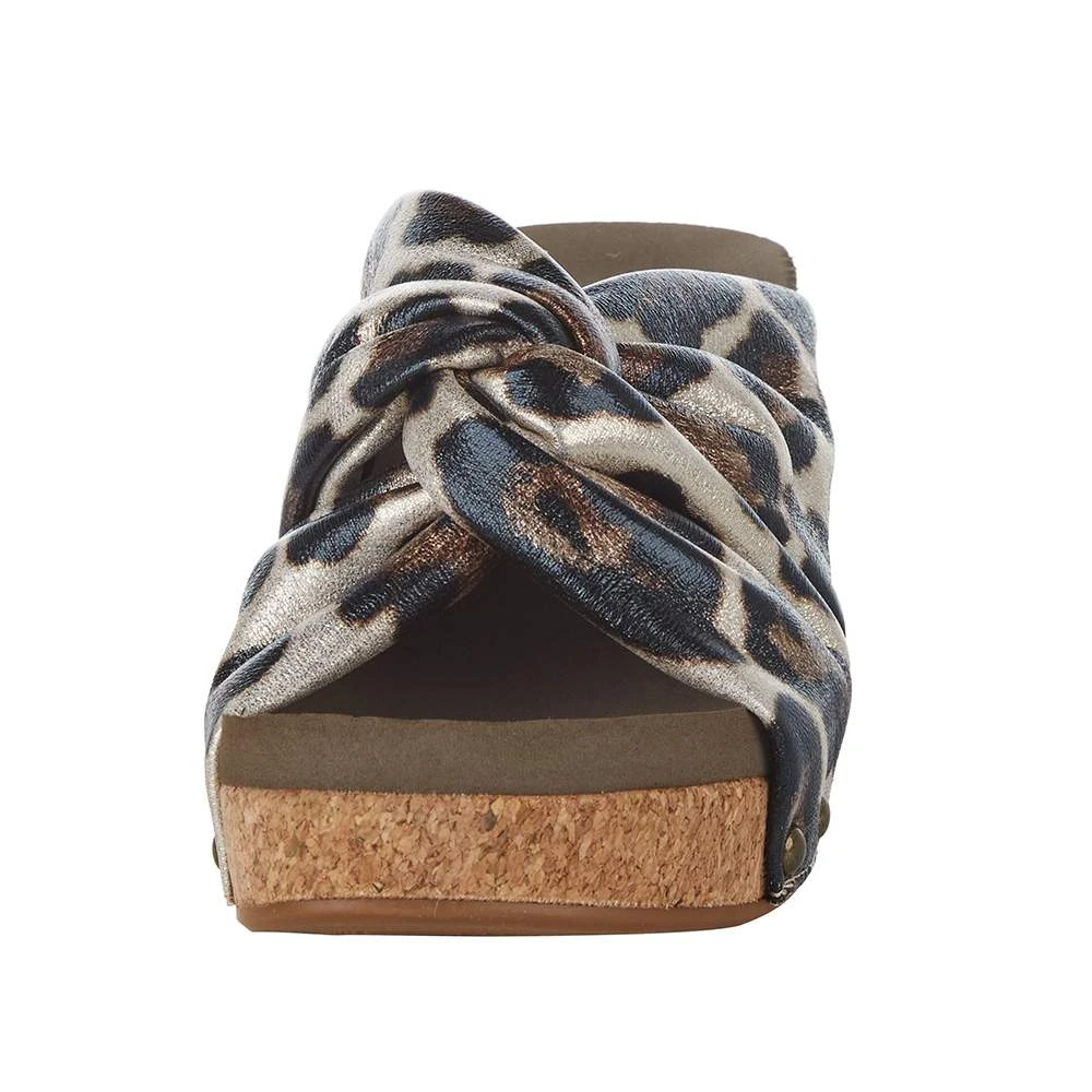 Corkys Footwear Women`s Corky's Cheerful Gold Cheetah Wedge - Image 2