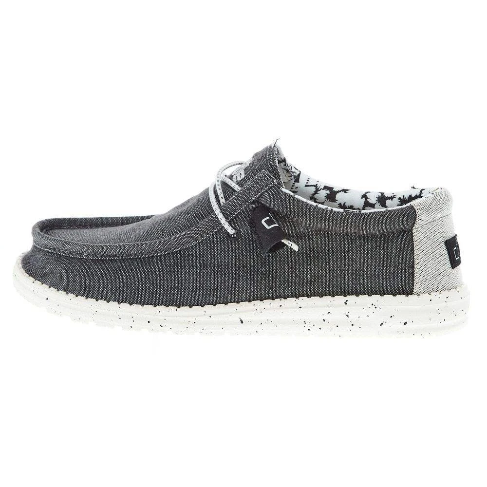 Heydude Men's Hey Dude Wally Stretch Canvas Opal Black