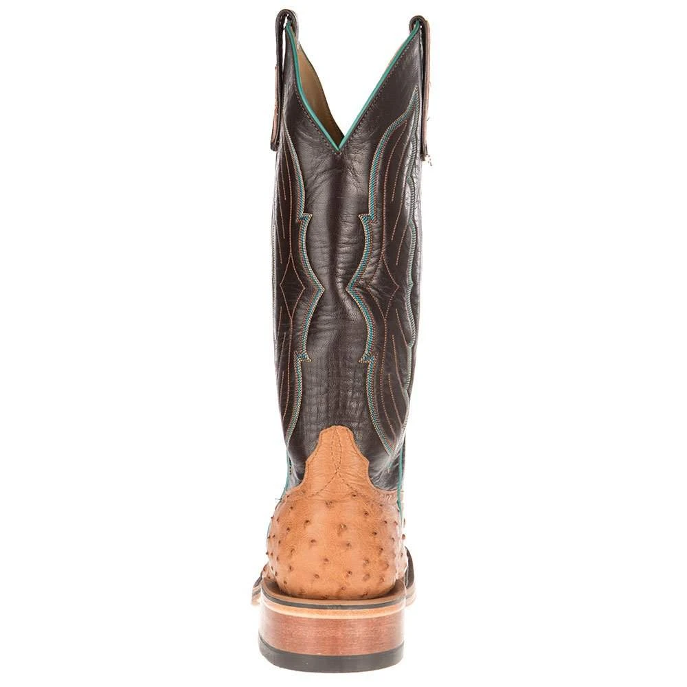 Anderson Bean NRS Ride Ready Women's Cognac Mad Dog Full Quill Ostrich Boots - Image 3