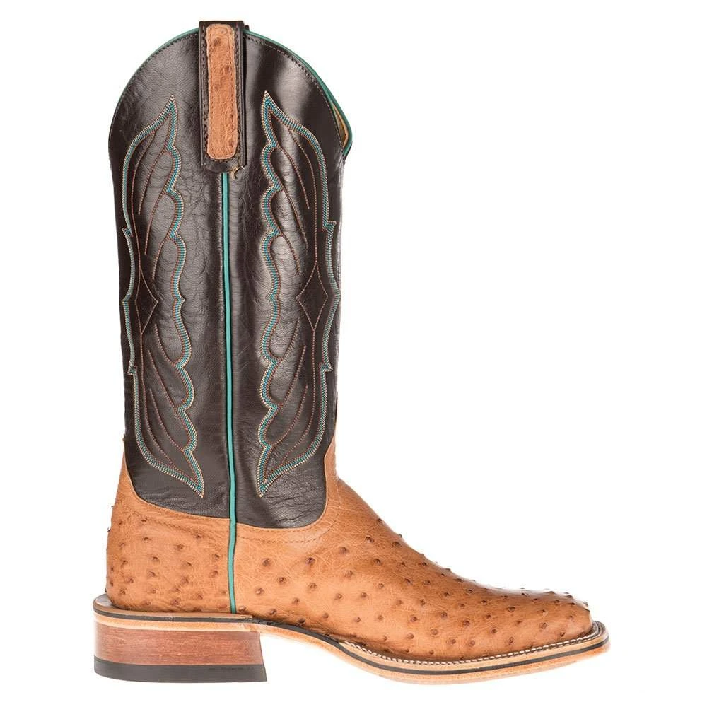 Anderson Bean NRS Ride Ready Women's Cognac Mad Dog Full Quill Ostrich Boots - Image 4