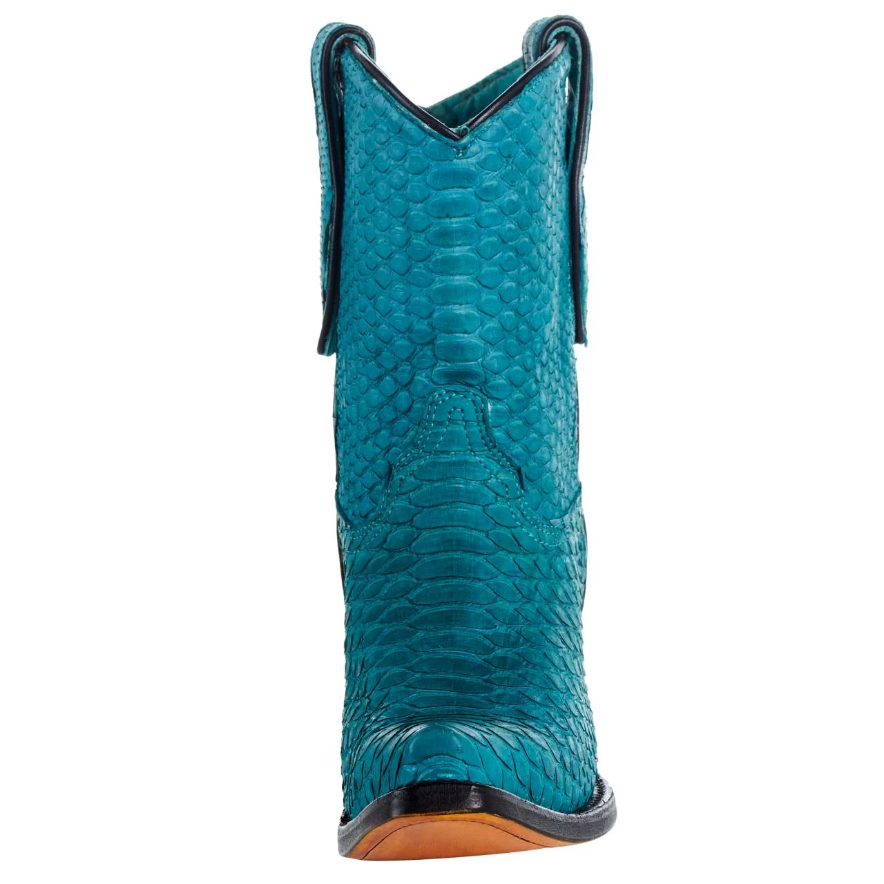 Corral Women`s Turquoise Python 8in. Top Boot - Image 2