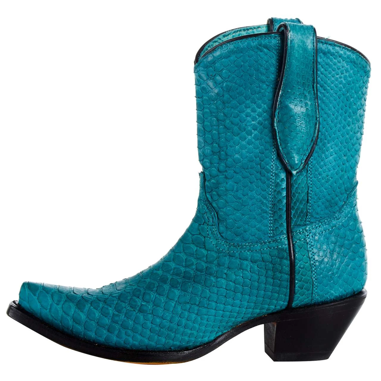 Corral Women`s Turquoise Python 8in. Top Boot - Image 3