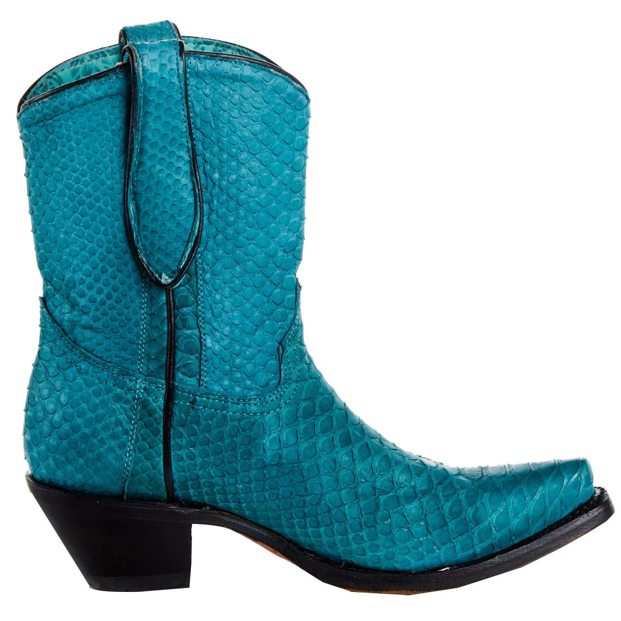 Corral Women`s Turquoise Python 8in. Top Boot - Image 5